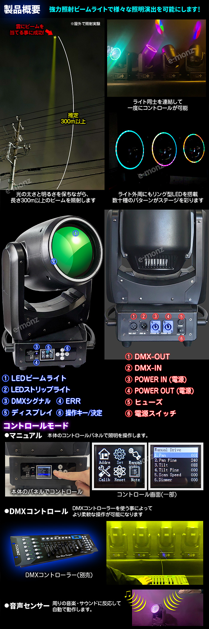 DMXбե륫顼̣ţĥࡼӥ󥰥إåɡLED Moving Head